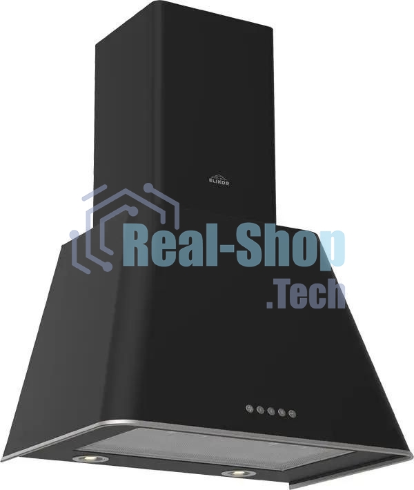 Вытяжка каминная Elikor Гамма 60П-650-Э3Д антрацит/серебристый, 60 см, 650 куб. м/ч, 56 дБ