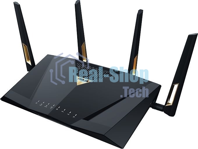 Маршрутизатор ASUS RT-BE88U, черный/желтый, 90IG08V0-MO3N0V