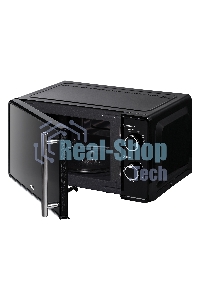 Микроволновая печь BBK 17MWS-794M/B-M черный, 17 л, 700 Вт, поворотный механизм