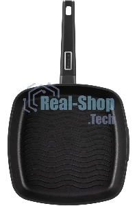 Сковорода-гриль Rondell Craft RDA-1485, 28 см, 28x28, антипригарное покрытие, черный