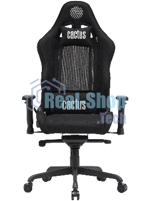 Кресло Cactus CS-CHR-MC04-BBK черный, экокожа