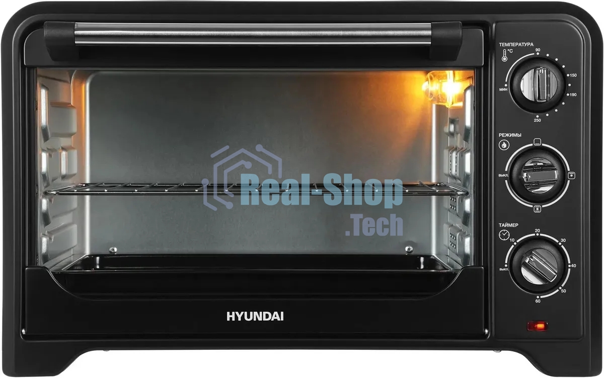 Мини-печь Hyundai MIO-HY092 35л. 1600Вт черный