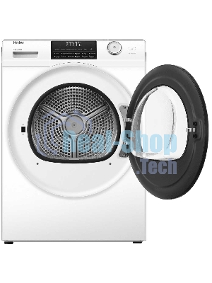 Сушильная машина Haier HD90-A2959 белый, 9 кг, сушка - тепловой насос, программ - 12, 59.5 x 84.5 x 66.5 см