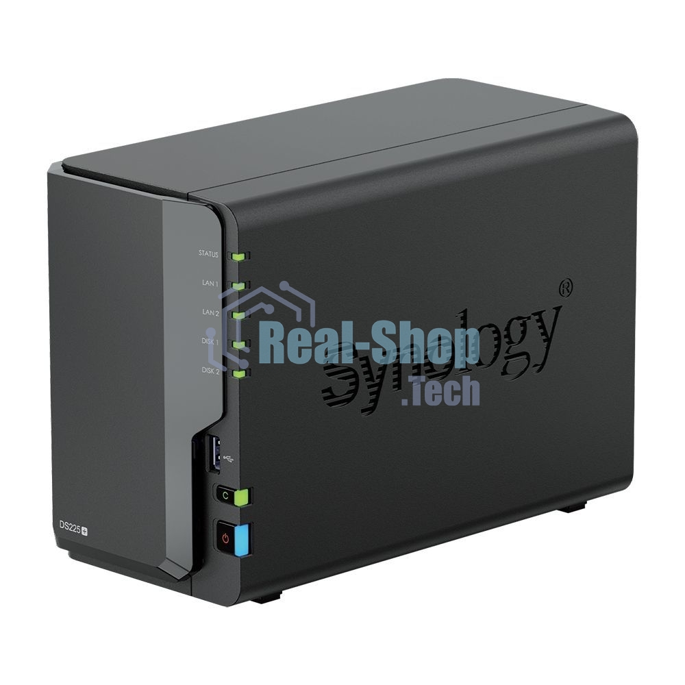 СХД настольное исполнение Synology 2BAY NO HDD DS225+