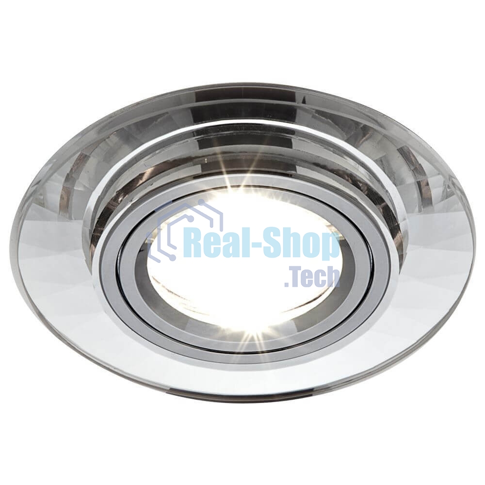 Встраиваемый точечный светильник Ambrella Light 8160 CL хром MR16 D95 mm