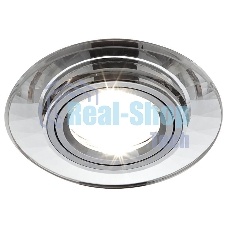 Встраиваемый точечный светильник Ambrella Light 8160 CL хром MR16 D95 mm Встраиваемый точечный светильник Ambrella Light 8160 CL хром MR16 D95 mm
