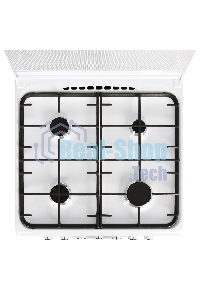 Плита комбинированная Gefest 5302-03 0052 белый, конфорок 4 шт, духовка 55 л, 50 см x 85 см x 58.5 см