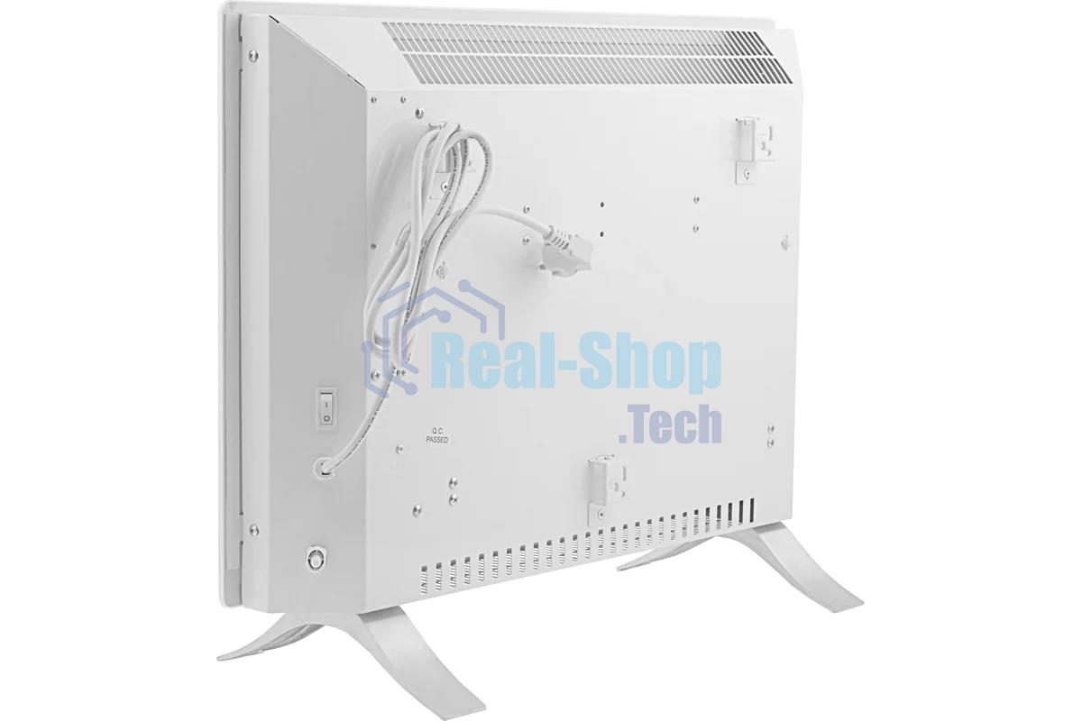 Конвектор Denzel OptiPrime-1500 белый, 1500 Вт, 20 м2, термостат, дисплей, WiFi