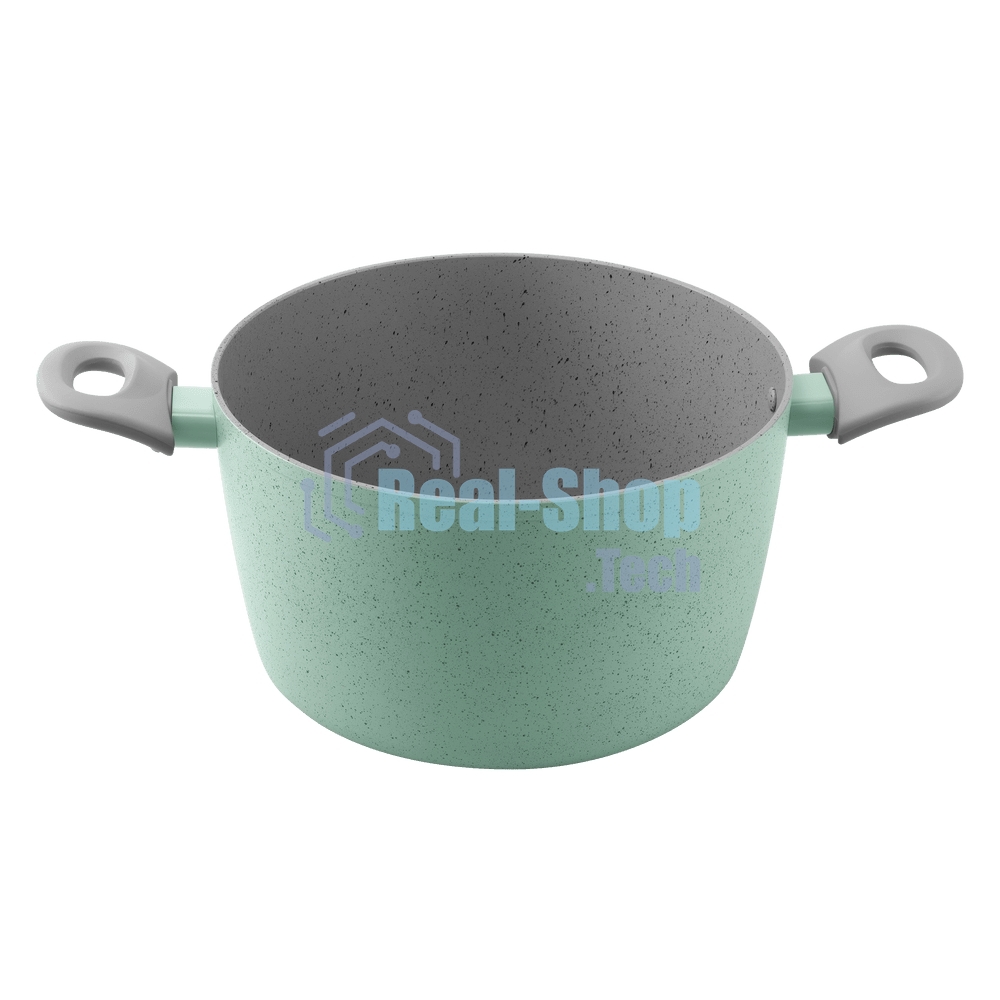 Кастрюля Maunfeld HELGA MCS57FA05FS из кованого алюминия со стеклянной крышкой, 24 см, 5,7 л.