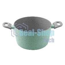 Кастрюля Maunfeld HELGA MCS57FA05FS из кованого алюминия со стеклянной крышкой, 24 см, 5,7 л.