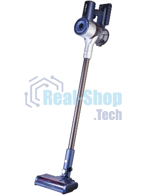 Пылесос вертикальный/ручной Hyundai HYV-S7570 темно-синий/серебристый, питание от аккумулятора, 110 Вт, уборка сухая, пылесборник 0.7 л, работа от АКБ max 60 мин.