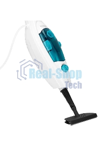 Швабра паровая Kitfort КТ-3908 белый/бирюзовый