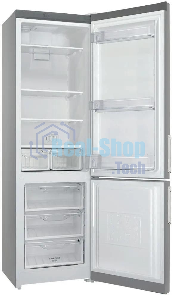 Холодильник Stinol STN 200 G, серебристый двухкамерный 249/75л морозилка снизу, No Frost