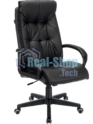 Кресло Бюрократ CH-824B/LBLACK черный, экокожа