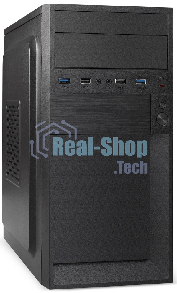 Компьютерный корпус Minitower ExeGate BAA-105U2-01-UNS400 (mATX, БП UNS400 с вент. 12см, 2*USB+2*USB 3.0, аудио, черный)