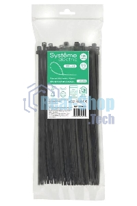 Стяжка кабельная SE IMT30048B 300х4.8 черный (уп. 100 шт)