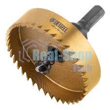 Коронка по металлу Denzel HSS, 68 мм, нитридтитановое покрытие