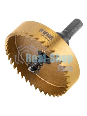 Коронка по металлу Denzel HSS, 68 мм, нитридтитановое покрытие