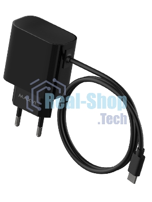 Сетевое зарядное устройство Maxvi CHL-240M 2.4A, with microUSB cable, черный