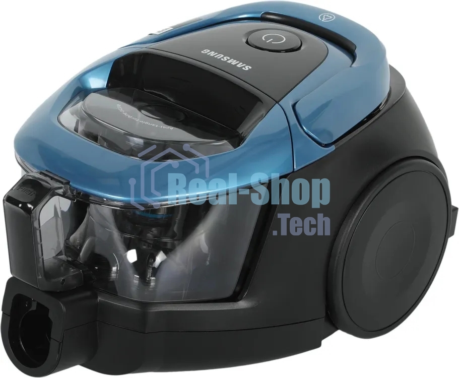 Пылесос Samsung VC18M31A0HU/EV голубой/черный, 380/1800 Вт, уборка сухая, пылесборник контейнер 2 л