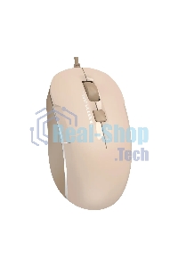 Мышь проводная A4Tech Fstyler FM26 бежевый/коричневый оптическая (2000dpi) USB для ноутбука (4but)