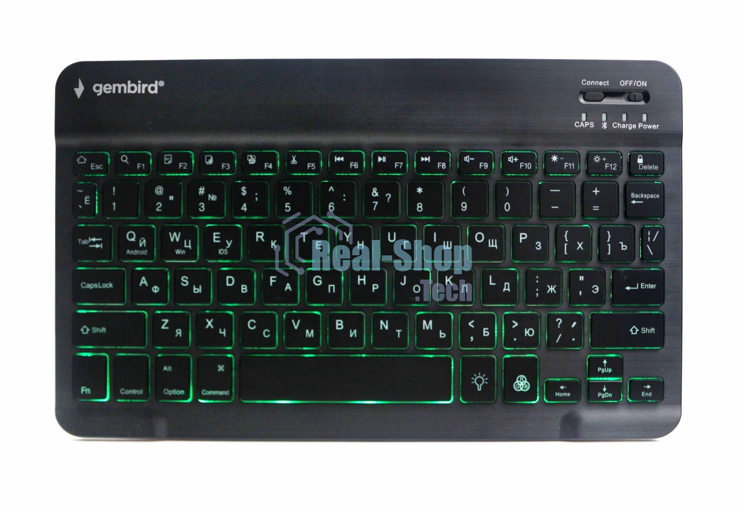 Клавиатура беспроводная Gembird KBW-4N, 78 кл., Bluetooth, ножн.тип клавиш, ультратонкая