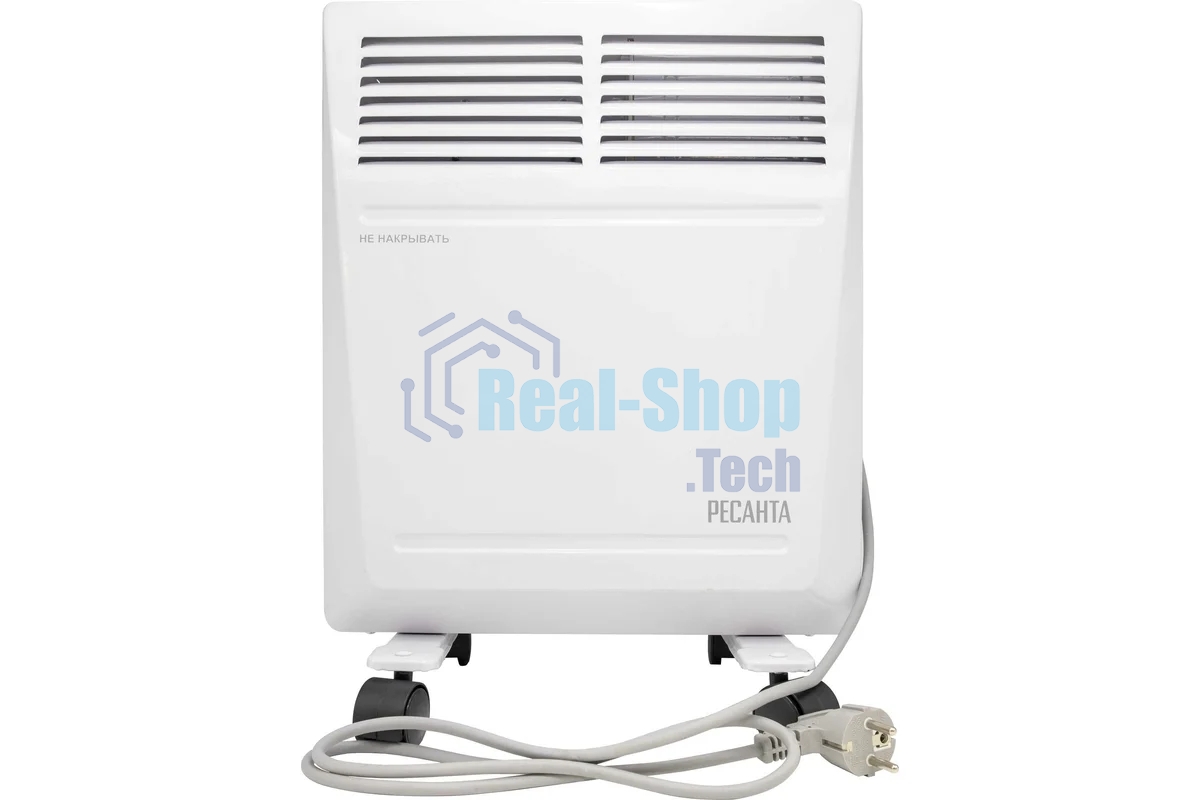 Конвектор Ресанта ОК-1000 белый, 1000 Вт, 15 м2, термостат
