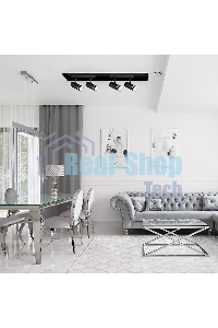 Светильник Feron ML231 ДБО GU10 без лампы наклонный черный