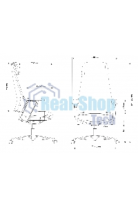 Кресло руководителя Cactus CS-LBK-KYOTO кожа, крестов. алюминий