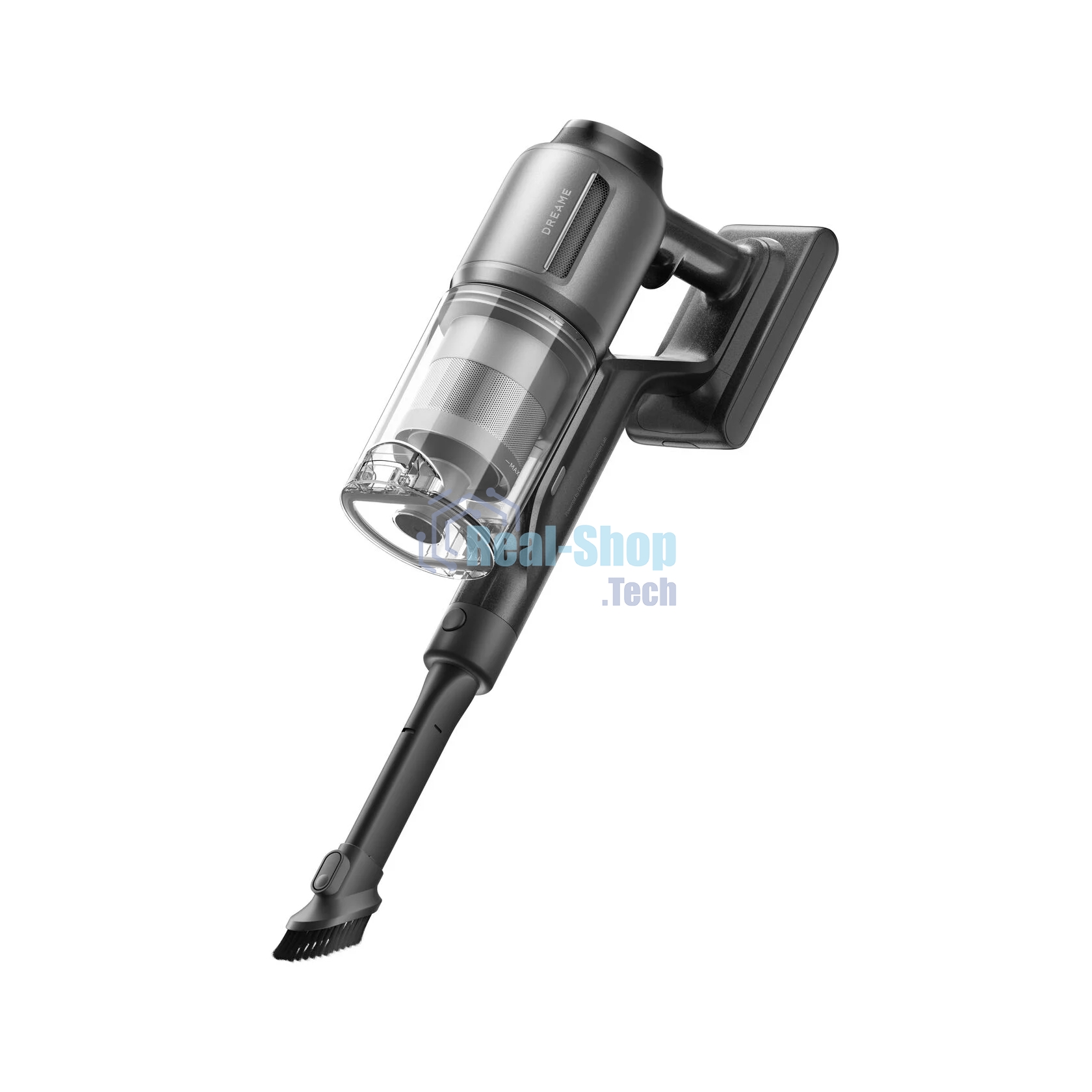 Пылесос вертикальный Dreame Z30 AquaCycle черный/серый, питание от аккумулятора, 310 Вт, уборка влажная/сбор жидкости/сухая, пылесборник 0.6 л