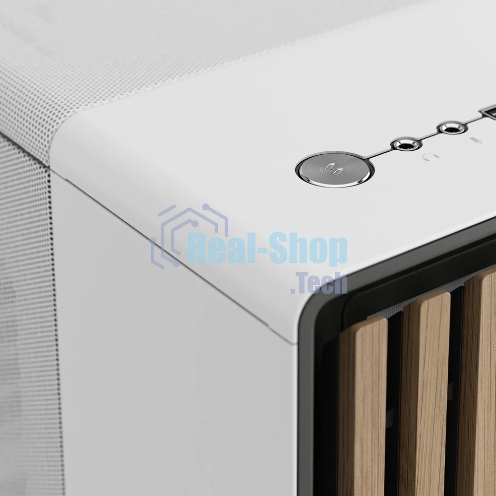 Компьютерный корпус Fractal Design North Chalk белый без БП mATX 3x120мм 2xUSB 3.0 1xUSB3.1 audio bott PSU