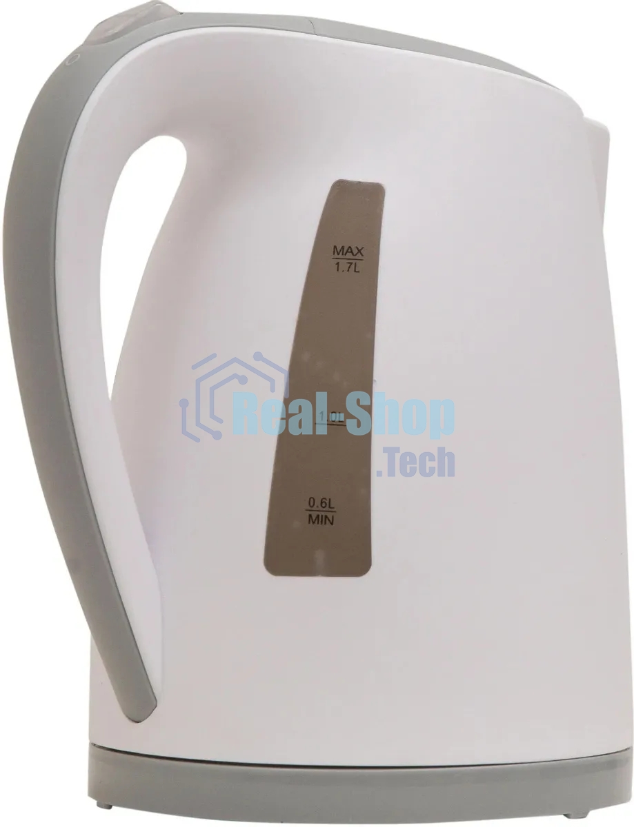 Чайник электрический OASIS K-3PWG белый+серый, 1,7л