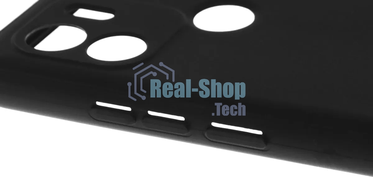 Чехол (клип-кейс) BoraSCO для Xiaomi Redmi A1+ Silicone Case черный (70938)