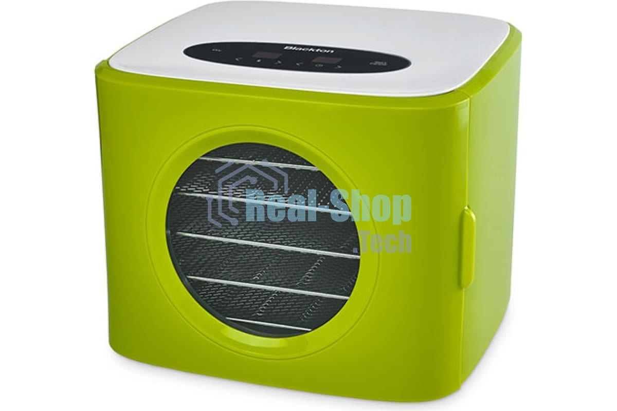 Сушилка для овощей и фруктов Blackton Bt FD1113 зеленый-белый, Мощность 400 Вт, Регулировка температуры 35-80 °С, Таймер 1-72 часа
