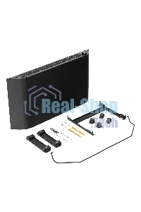 Конвектор Denzel XCE-2000B черный, 2000 Вт, 25 м2, термостат