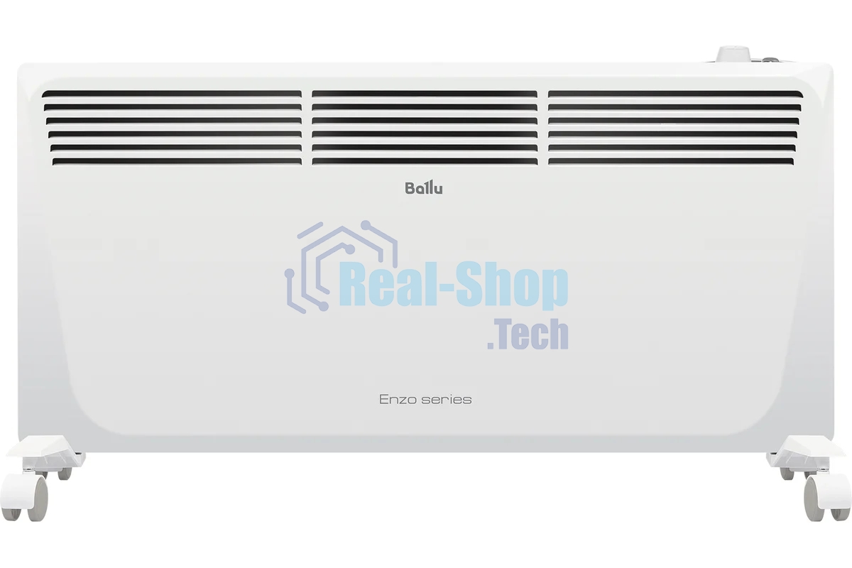 Конвектор Ballu Enzo BEC/EZMR-2000 белый, 2000 Вт, 25 м2, термостат