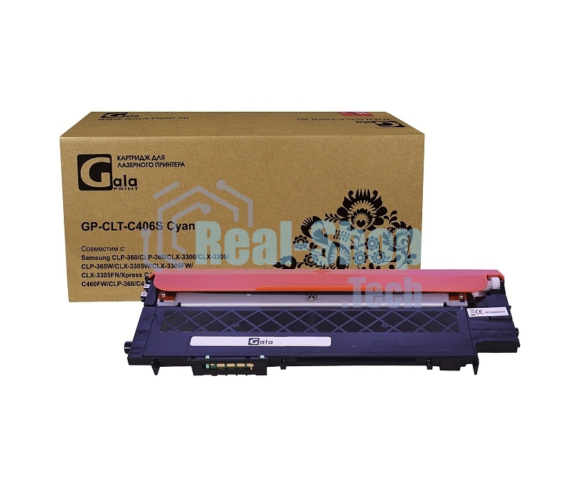 Картридж лазерный GalaPrint GP-CLT-C406S голубой (1000 стр) для Samsung CLP-360/CLP-365/CLX-3300/CLX-3305/CLP-365W/CLX-3305W/CLX-3305FW/CLX-3305FN/Xpress C410/C410w/C460W/C460FW/CLP-368/C410/C460