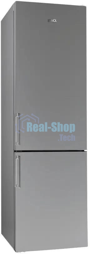 Холодильник Stinol STN 200 G, серебристый двухкамерный 249/75л морозилка снизу, No Frost