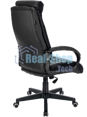 Кресло Бюрократ CH-824B/LBLACK черный, экокожа