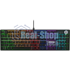 Клавиатура MSI Forge GK320 проводная, USB Type-A, чёрный