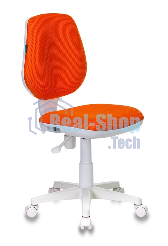 Кресло детское Бюрократ CH-W213/TW-96-1 оранжевый TW-96-1 (пластик белый)