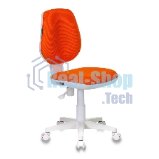 Кресло детское Бюрократ CH-W213/TW-96-1 оранжевый TW-96-1 (пластик белый)