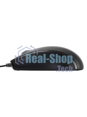 Мышь проводная Oklick 325M черный, 1000 dpi, USB, кнопки - 3
