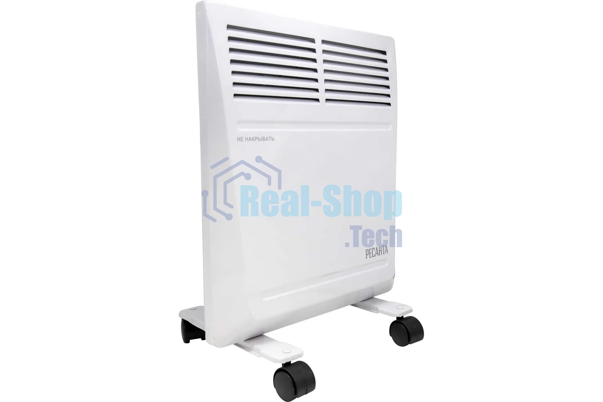 Конвектор Ресанта ОК-1000 белый, 1000 Вт, 15 м2, термостат