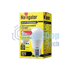 Лампа светодиодная Navigator NLL-P-G45-5-230-4K-E27 5 Вт шар 4000К белый E27 400 лм 220-240В