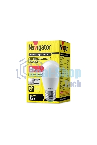 Лампа светодиодная Navigator NLL-P-G45-5-230-4K-E27 5 Вт шар 4000К белый E27 400 лм 220-240В