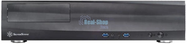 Компьютерный корпус Slim HTPC Silverstone Milo ML03B Black, mATX, USB 3.0, Audio, без БП