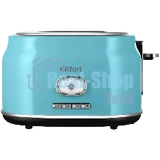 Тостер Kitfort КТ-6455 815Вт голубой/серебристый
