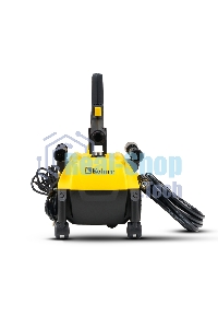 Мойка высокого давления 130/70 бар, KOLNER K140F, на 4 колесах, 1600Вт, 480л/ч, метал.помпа, шланг ВД 5м, кабель 5м, самовсас, Auto stop (пеногенератор)