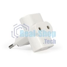 Разветвитель Smartbuy, 3 гнезда под плоскую вилку белый 6А 250B (SBE-06-A04-3)